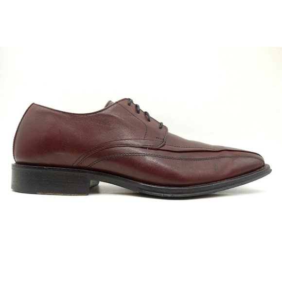 Johnston Murphy Burgundy Leather Lace Up Oxfords Shoes Men\'s 9.5 M main image 8